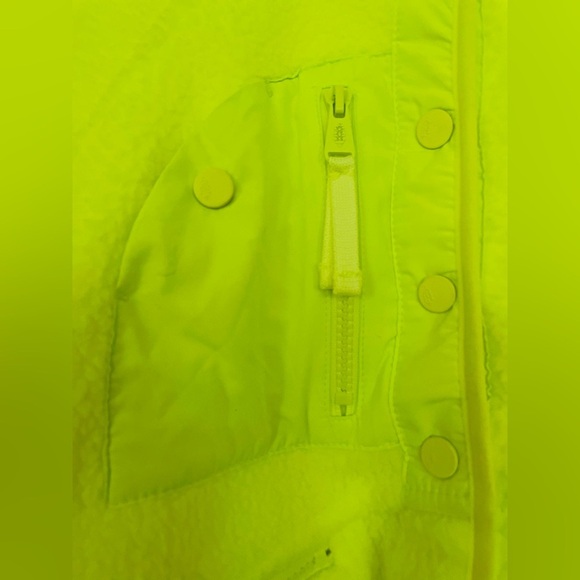 NWT! Free People FP Movement Hit The Slopes Neon Yellow Jacket Activewear Small - Picture 5 of 15